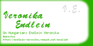 veronika endlein business card